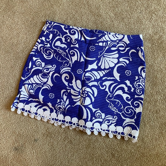 Lilly Pulitzer SeaShell Print Skort - Picture 2 of 9